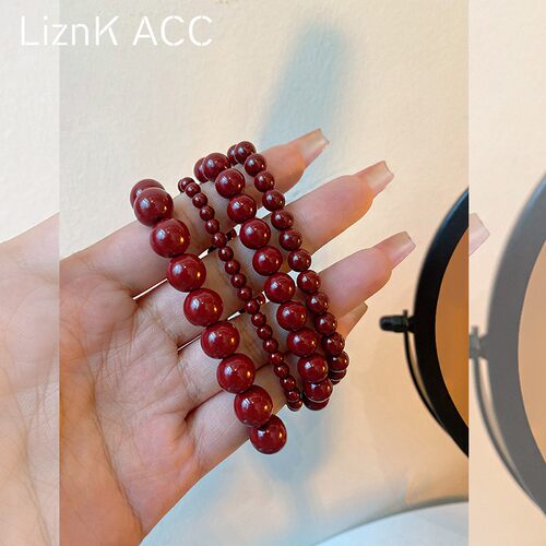 liznk女朱砂民族风手链小众时尚