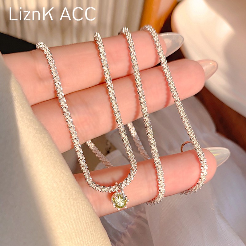 liznk铜女项链小众时尚