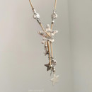 复古做旧星星流苏长款 毛衣链甜酷百搭配饰 项链女波西米亚小众个性