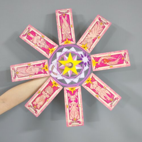 魔卡少女樱cos旋转牌转盘舞道具
