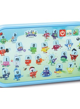英国Alphablocks 数字积木益智玩具儿童字母认知音乐互动游戏教具