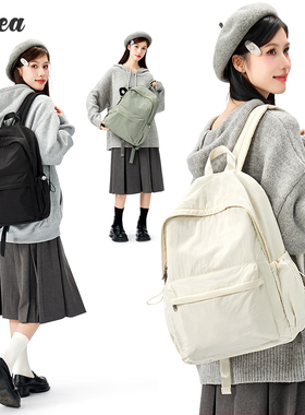 学院风书包初高中生女大学生大容量女士双肩包轻便出差旅行电脑包