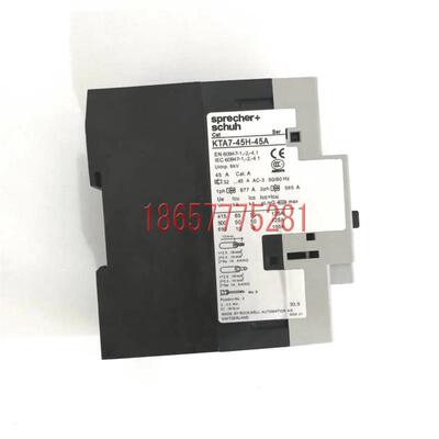 瑞士原装进口Sprecher+Schuh马达保护器 KTA745H45A KTA745H