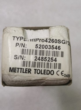 METTLER TOLEDO inpro4260i/SG/120/pt1000 52003546 现货