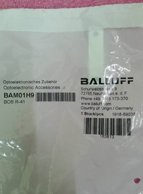 全新原装 BALLUFF BAM01H9 BOS R-41  现货