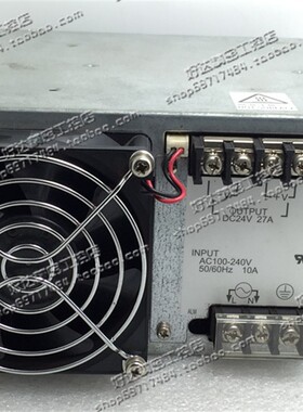 原装正品(日本进口) 开关电源 - 24VDC 27A 库存特价