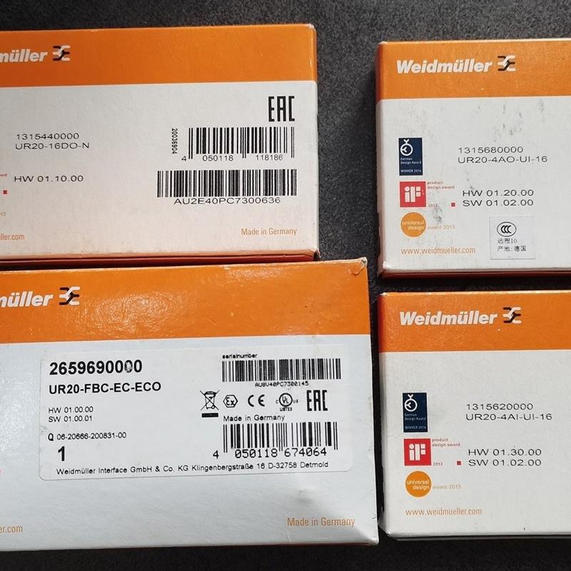 * UR20-4AI-UI-16 UR20-FBC-EC-ECO PLC 全新原装