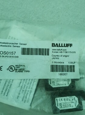 全新原装正品BALLUFF BOS0157 BOS 5K-PO-IX10-S49 现货