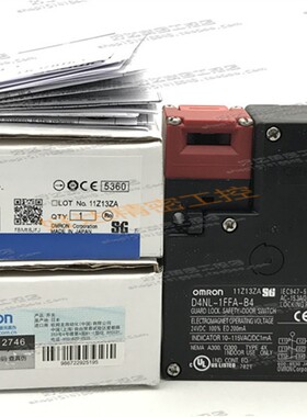 D4NL-1FFA-B4 24VDC /OMRON 安全门开关 现货全新带防伪码
