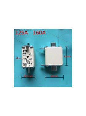 ETI保险丝 NH00 NV00 125A 160A 500V 120KA Made in Sloveni