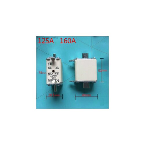 ETI保险丝 NH00 NV00 125A 160A 500V 120KA Made in Sloveni