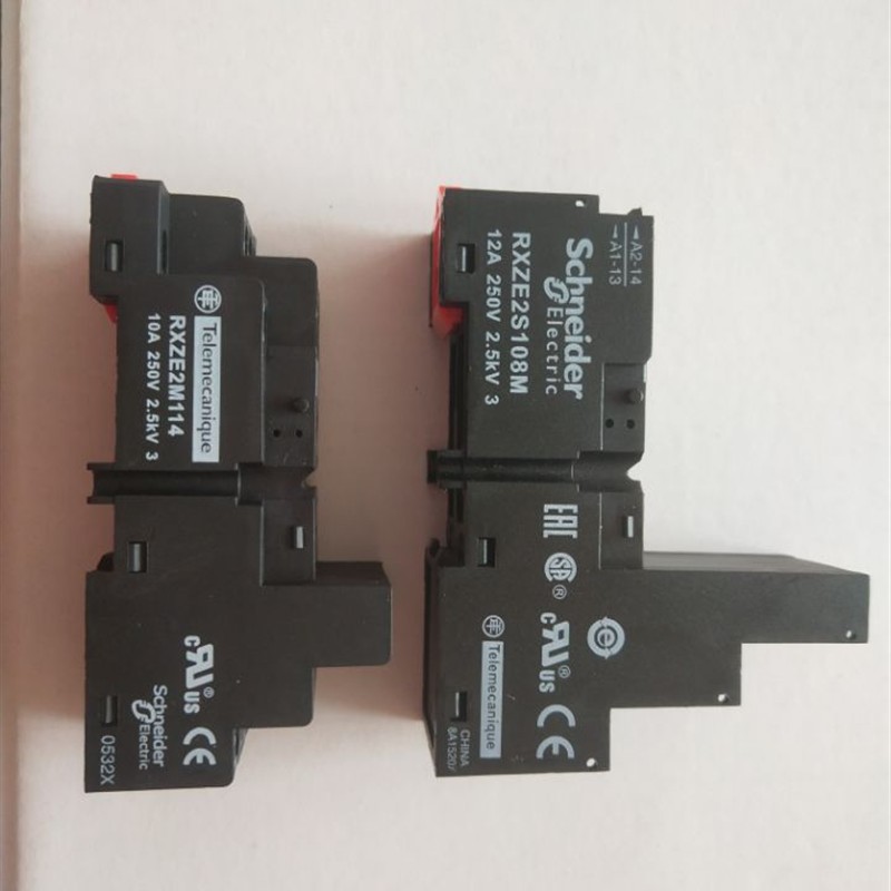 供应工程余货原装施耐德高性能插座RXZE2S108M, RXZE2S114M不开票