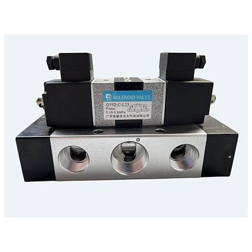 肇庆方大三位五通电控换向阀Q35D2C-L20电磁阀Q35D2C-L25气动元件