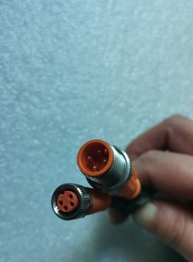 全新原装IFM连接线 EVC244 5米 公头M12转母头M8 现货