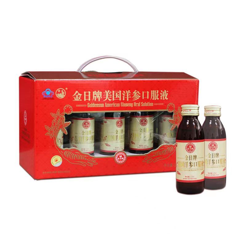 金日牌美国洋参口服液120ml*10瓶