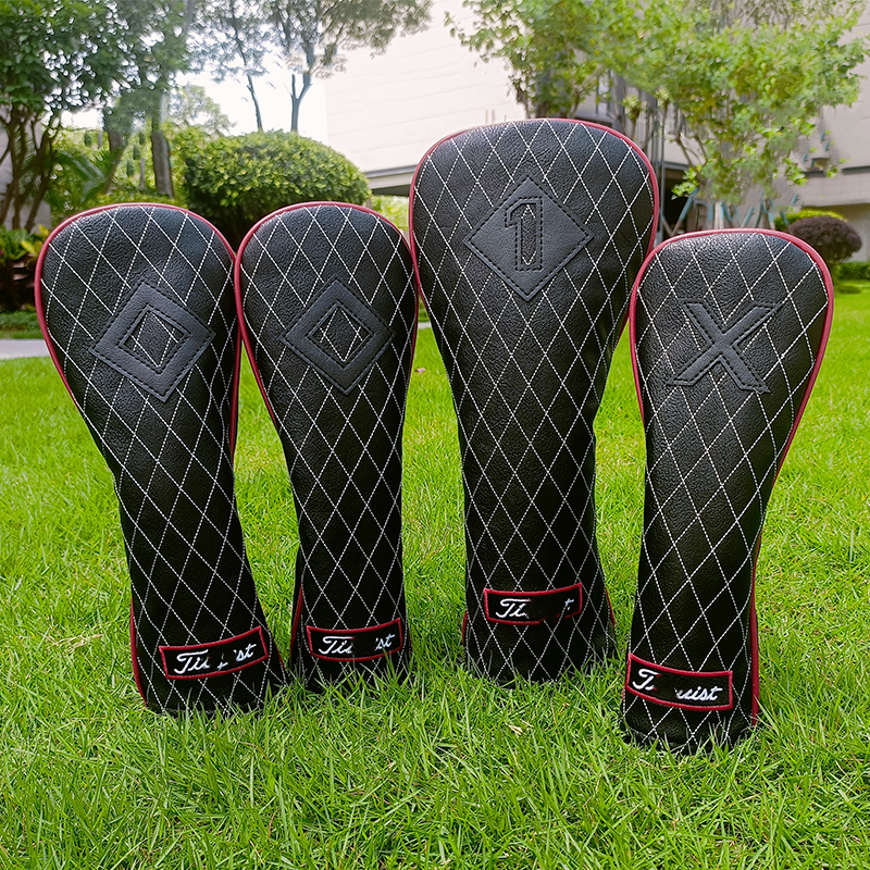 thumbnail for Golf club covers, wood club covers, iron and wood club covers, fairway wooden cap covers, T protection covers