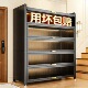 钢制鞋 架子靠墙一体收纳带门防尘储物 柜家用门口入户玄关大容量鞋