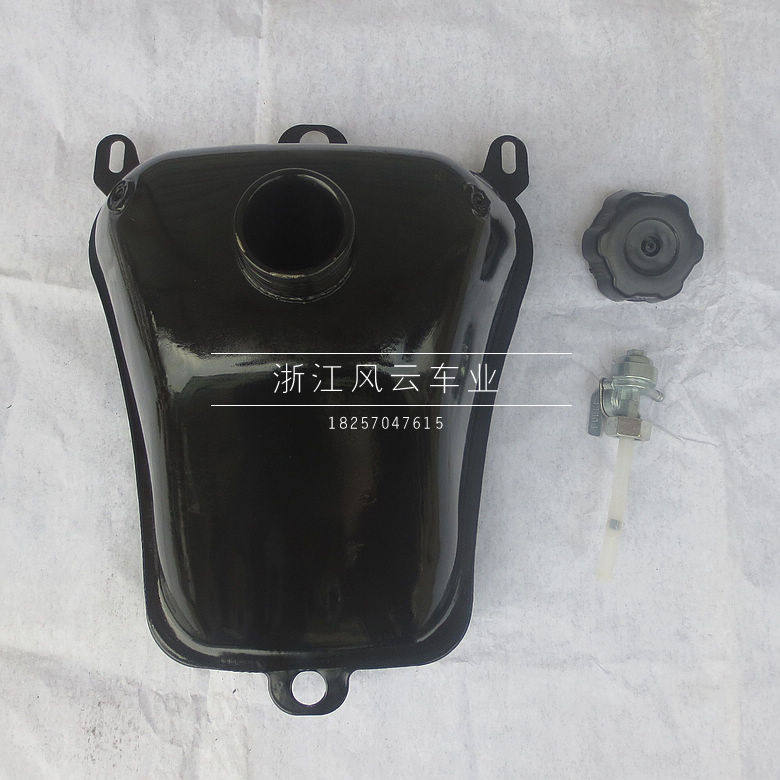 越野摩托车小高赛配件 阿波罗 川崎专用铁油箱 油壶带开关 油箱盖