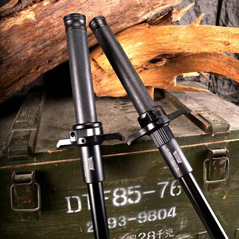 机械甩棍车载防身自卫用品重机轻机钢甩棍挡刀甩棒甩鞭三节伸缩棍