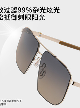 开车专用偏光墨镜男高端高清偏光太阳眼镜飞行员式防紫外线墨镜