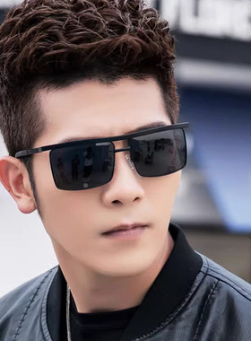 新款超轻铝镁偏光太阳镜骑行墨镜男女潮流遮阳司机开车驾驶专用