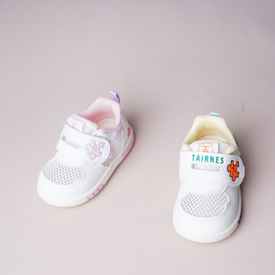 巴托店 26夏季 防滑后跟加固学步透气单网机能学步鞋叫叫鞋凉鞋TS