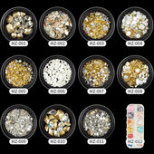 钻石小配件2026年新款 美甲饰品新款 贝壳片美甲钻配饰钻饰网红爆款