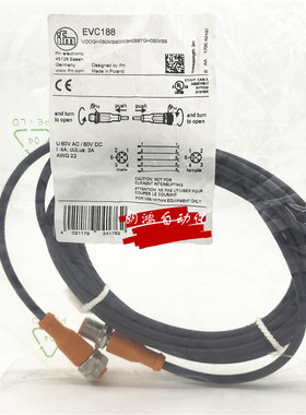 【原装】IFM易福门传感器接插线EVC004 104 188 362 104 096 054