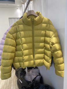 阿静强推！现货鹅绒泡芙立领韩系排骨轻薄短款！bzxo羽绒服