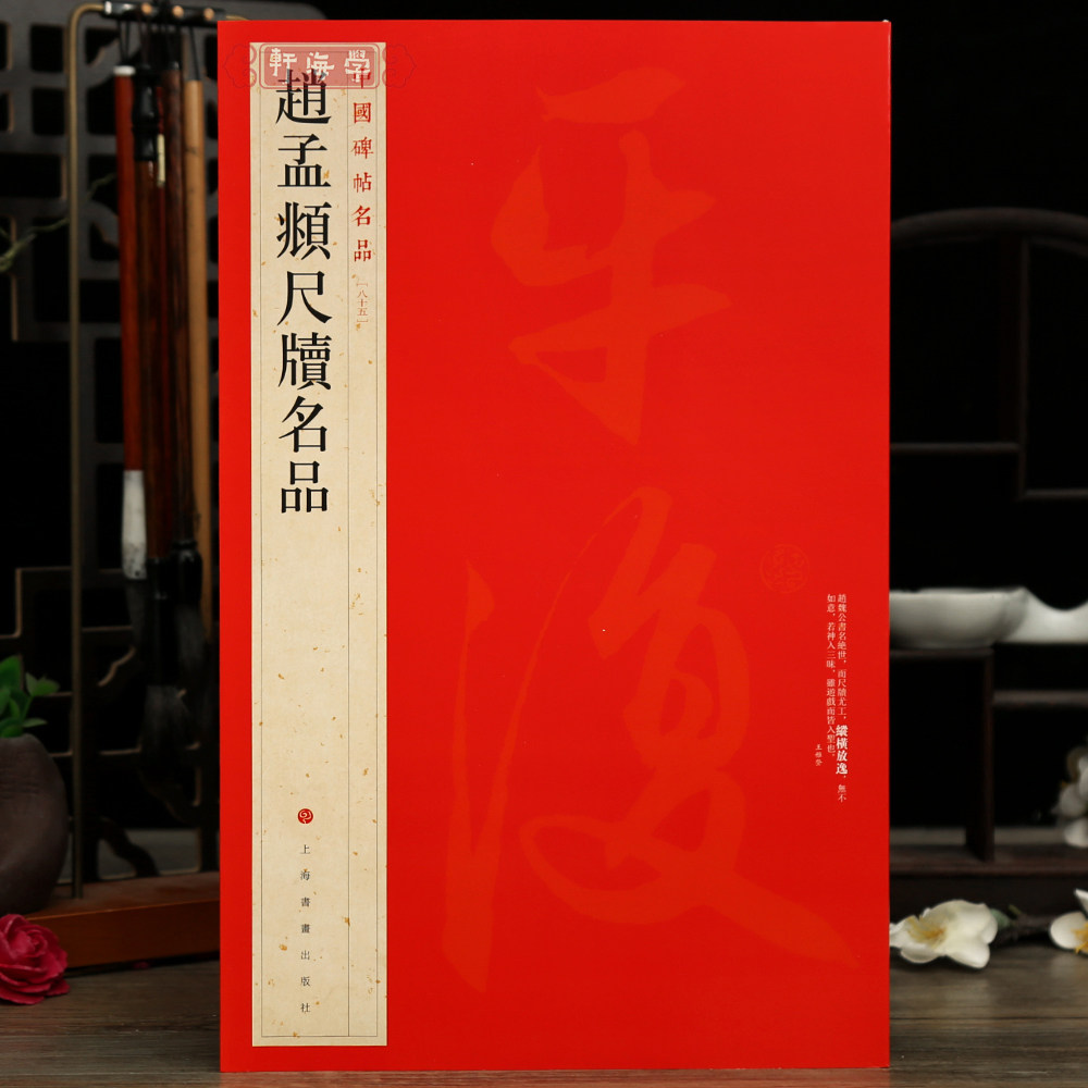 学海轩 大红袍 共15札赵孟頫尺牍名品手札中国碑帖名品85译文注释繁体旁注赵体赵孟俯行书毛笔字帖陶渊明诗致达观札上海书画出版社