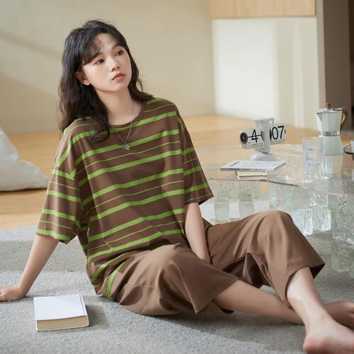 休闲时尚纯棉家居服专柜品质女款