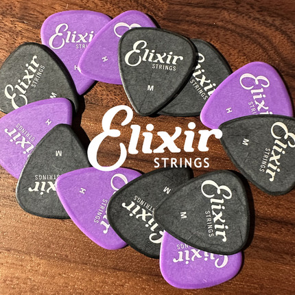 大树音乐屋 Elixir伊利克斯木吉他拨片电吉他速弹扫弦贝斯弹片