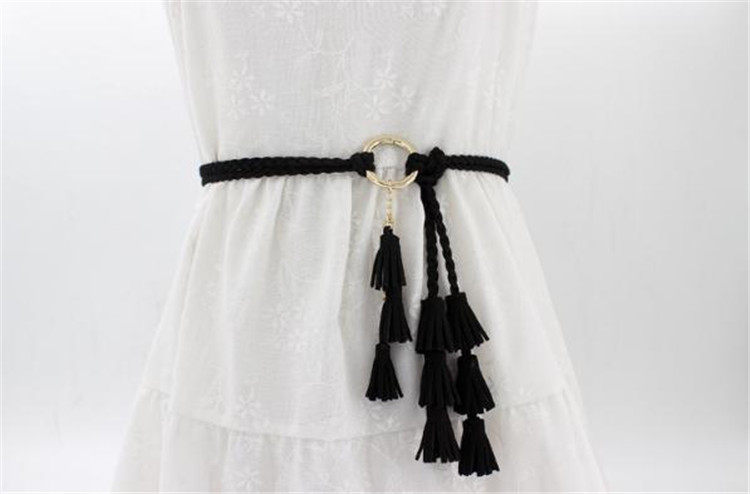 流苏腰绳系列 文艺款女士圆环3个小流苏吊坠打结绕圈女款腰带森系,服饰配件/皮带/帽子/围巾,腰带/皮带/腰链,淘宝优惠券,粉丝福利购,淘宝优惠卷