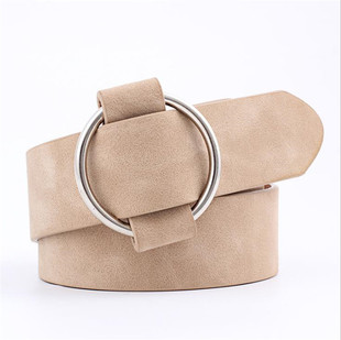 简约无孔可调节腰带3厘米不限腰围 欧美基本款 服装 店采购腰带货源