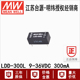 DC恒流降压LED驱动器PWM遥控开关9 LDD 300mA电源 36V 300L明纬DC