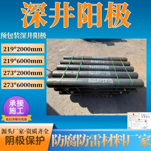 燃气外加电流阴极保护用高硅铸铁阳极阴极保护地床分段式深井阳极