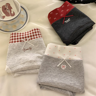 2025新款 日系甜美风纯棉三角裤 女少女印花可爱风透气内裤