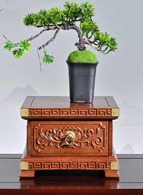 红木佛像底座加高实木