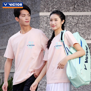 威克多VICTOR胜利羽毛球服男女儿童训练服运动短袖透气T恤T-40029