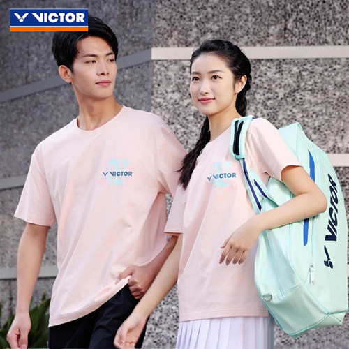 威克多VICTOR胜利羽毛球服男女儿童训练服运动短袖透气T恤T-40029