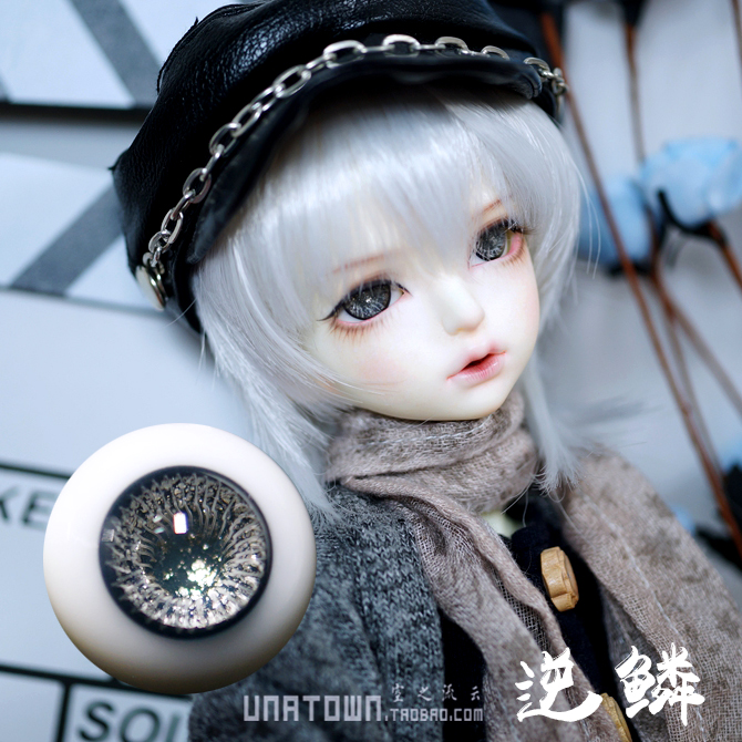 小虹膜bjd玻璃眼珠14mm