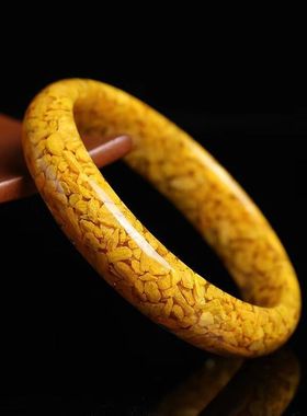 正品朱砂手镯雄黄晶体透光镯子手腕护身符安神开运高档古风礼物