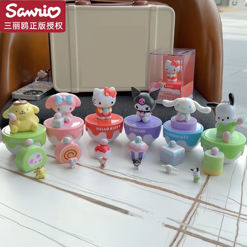 三丽鸥联名惊喜礼盒库洛米美乐蒂帕恰狗女生礼物手办迷你可爱摆件