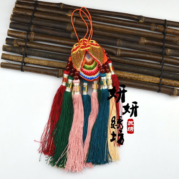 特惠中国结流苏穗子苏绣成品苏州