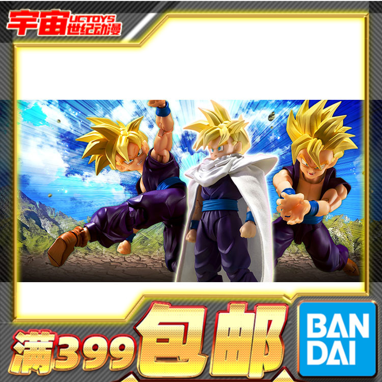 现货 万代 SHF 龙珠Z 孙悟饭 超级赛亚人 超越悟空的战士可动成品