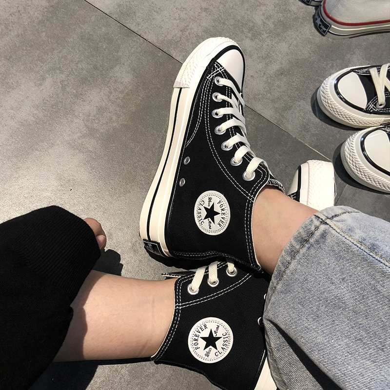 高帮鞋系带