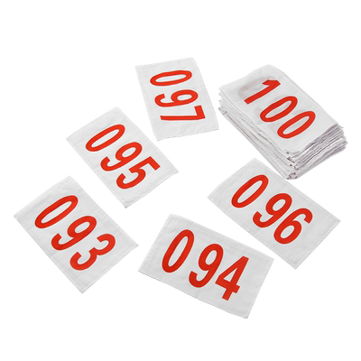 棉质锁边号码布001-1500号码牌运动员运动会田径号码布带数字现货