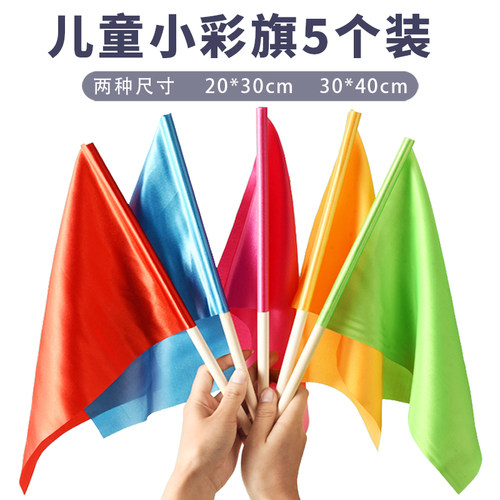 幼儿园舞蹈小旗子活动指挥早操