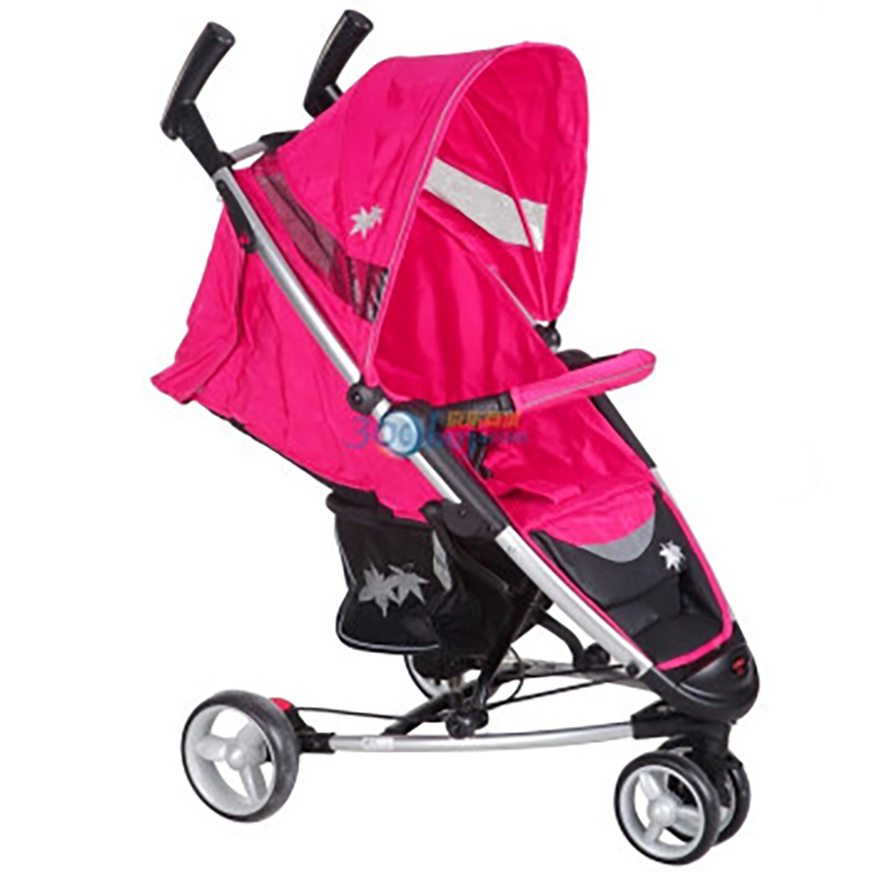 轻巧便携铝合金婴儿推车可坐可躺