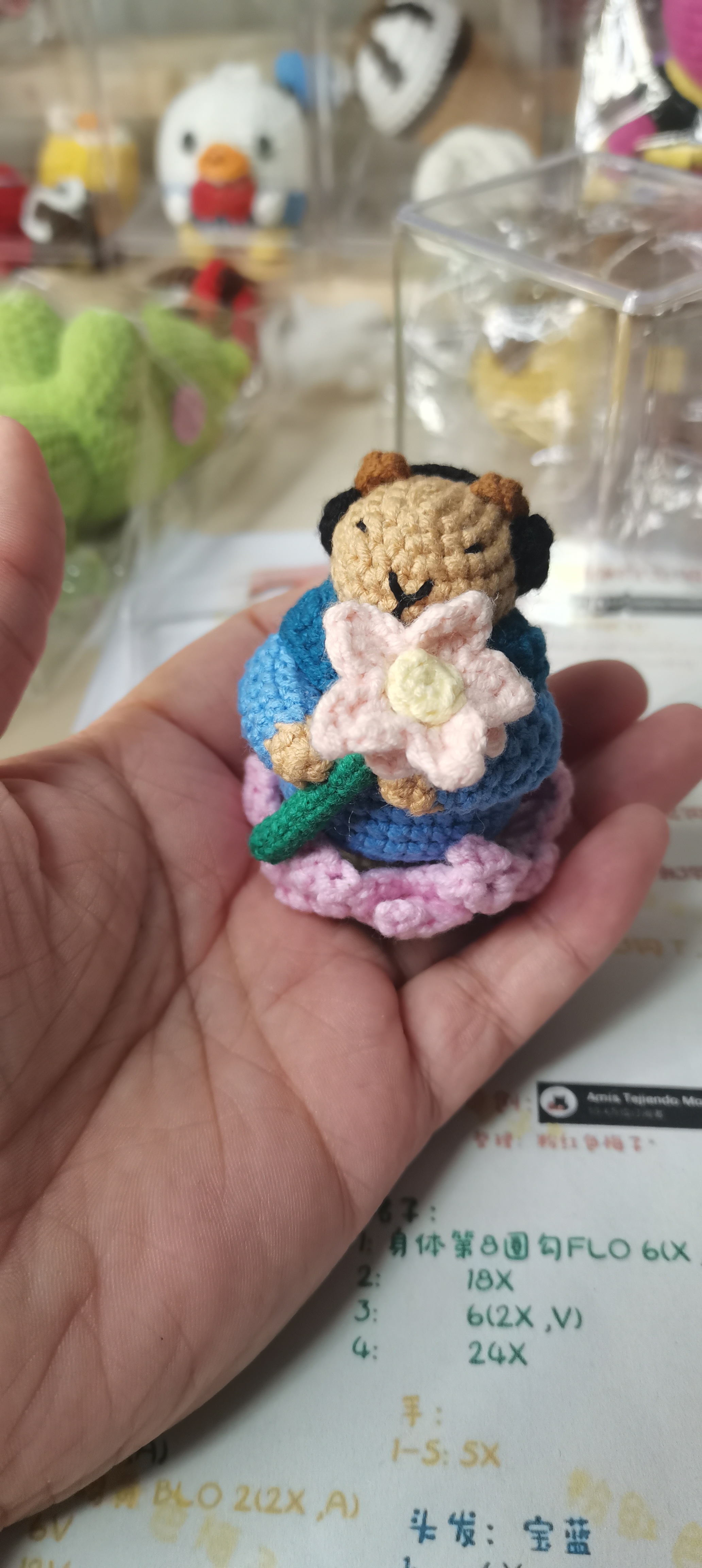 佛系卡皮钩织成品